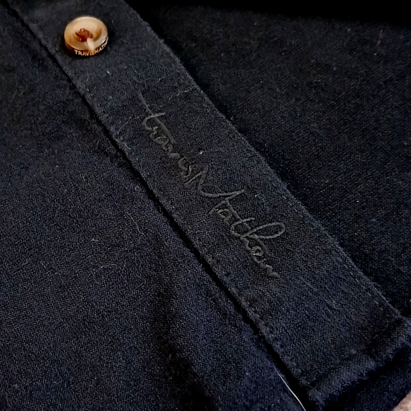 Travis Mathew Casual Button Down Long Sleeve Shirt Men's Size Medium - Picture 4 of 5